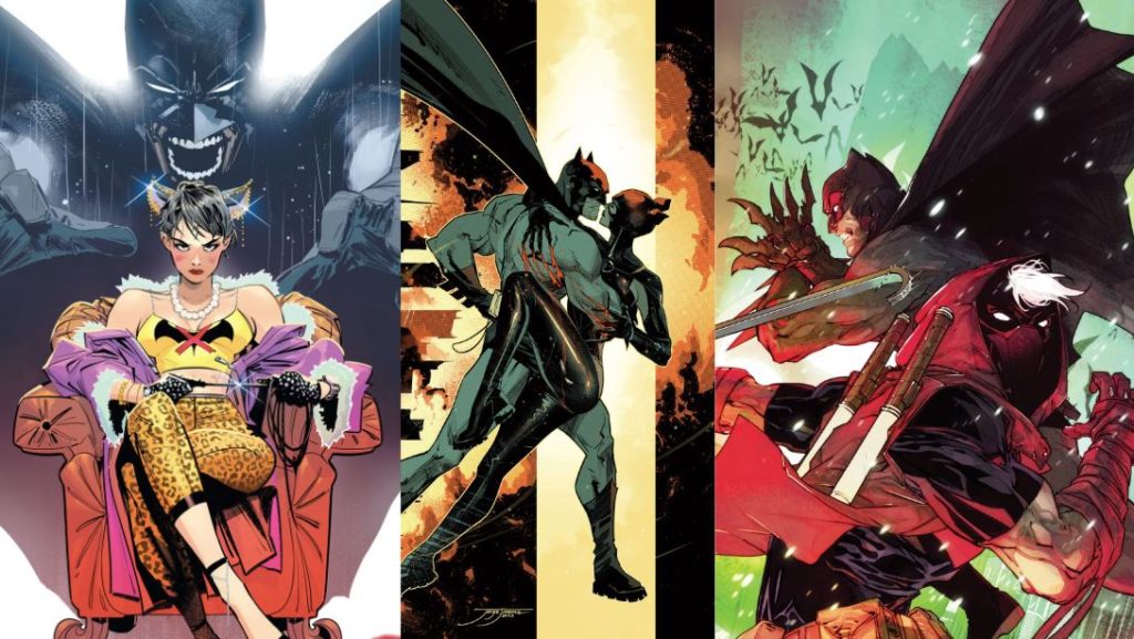 Batman/Catwoman: The Gotham War Covers as a Banner