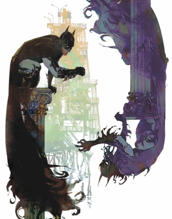 Batman: City of Madness #1 Variant Cover by Bill Sienkiewicz from October 2023 solicitations