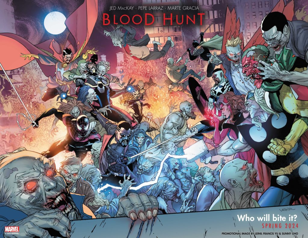 Blood Hunt Promo Art by Leinil Francis Yu