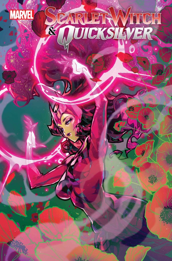 Scarlet Witch and Quicksilver #1 Rose Besch Variant Cover