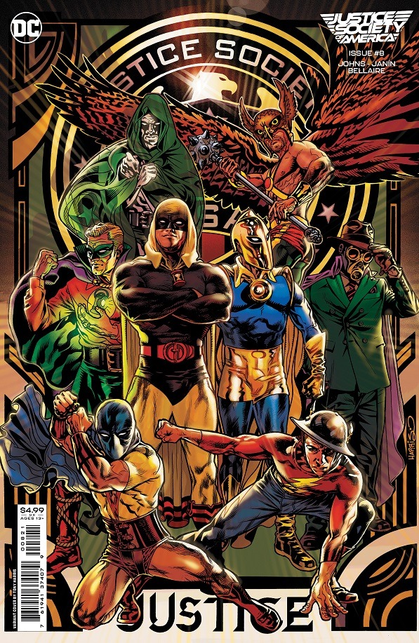 Justice Society of America #8 Variant Cover Tony Harris