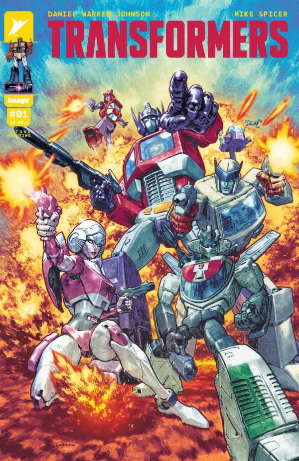 Transformers #1 Variant Cover Lewis LaRosa Autobots