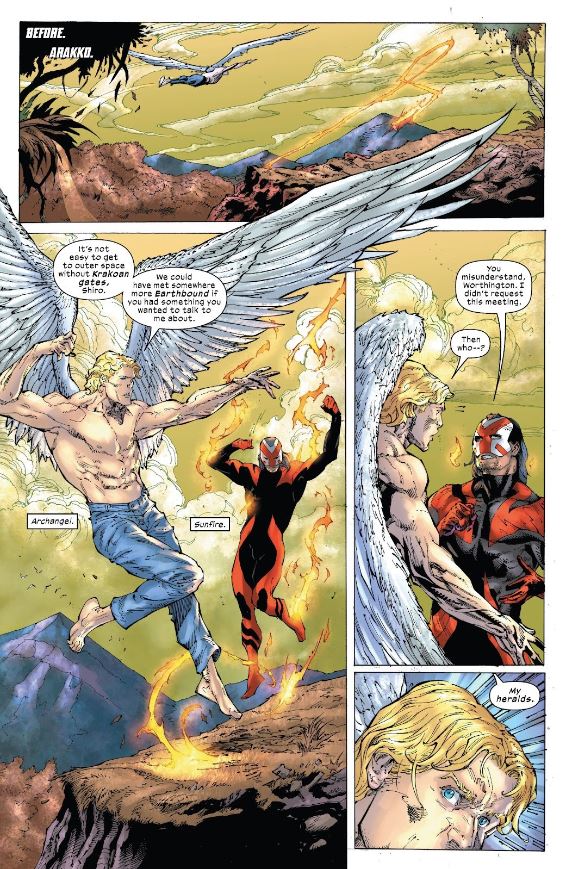 X-Men: Heir of Apocalypse #1 Angel and Sunfire 1