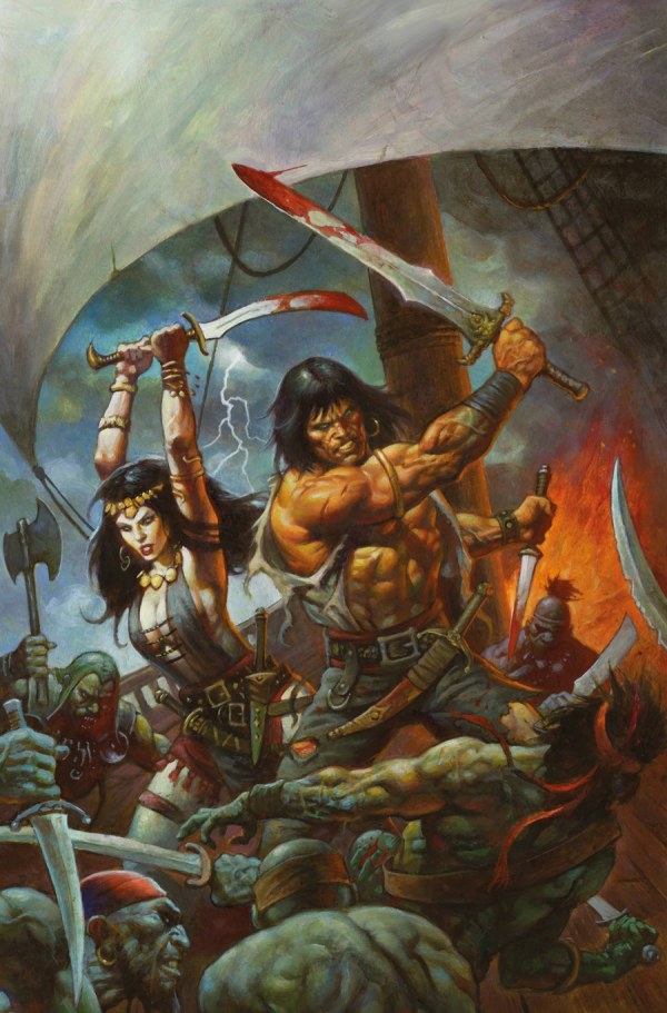 Conan the Barbarian #7 Alex Horley Virgin Cover