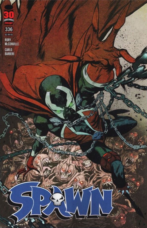 Spawn #336 Main Cover Sanford Greene